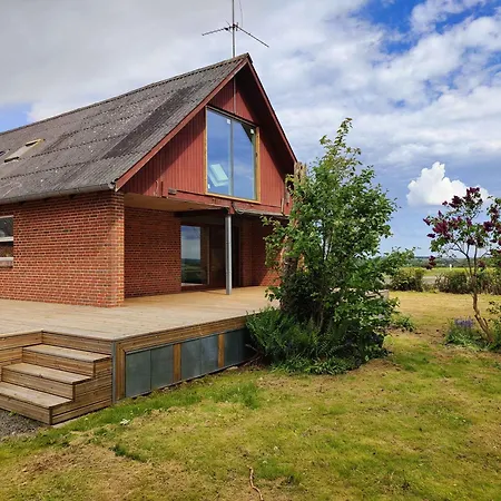 Renovated House With View And Large Terrace * Galten